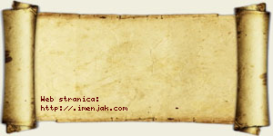 Janko Dedinac vizit kartica